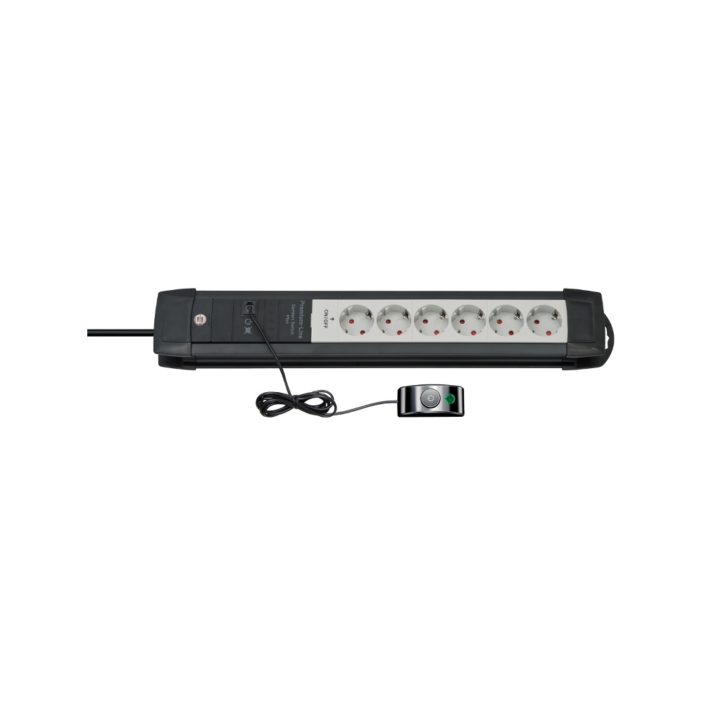 Удлинитель Brennenstuhl Premium-Line Comfort Switch Plus кабель 3 м H05VV-F 3G1,5 черный 1156050070
