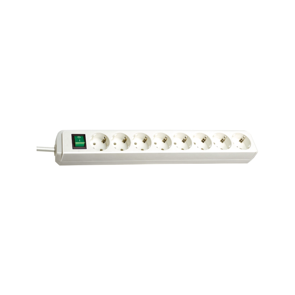 Удлинитель Brennenstuhl Eco-Line 8 розеток кабель 3 м H05VV-F 3G1,5 белый 1159320018
