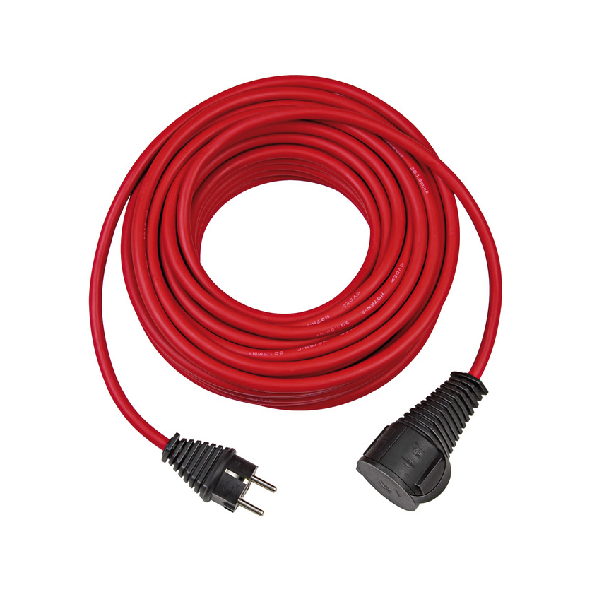Удлинитель-переноска Brennenstuhl 230В кабель 10 м H07RN-F 3G1,5 1 розетка IP44 красный 1167950