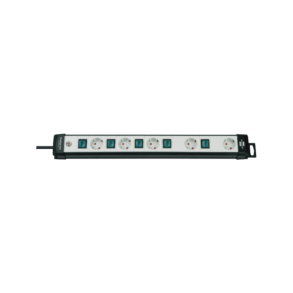 Удлинитель Brennenstuhl Premium-Line Technics 5 розеток кабель 3 м H05VV-F 3G1,5 черный/светло-серый 1951550600