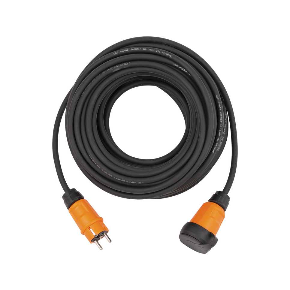 Удлинитель Brennenstuhl professionalLine кабель 10 м H07RN-F 3G1,5 IP44 черный 9161100100