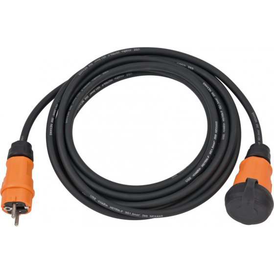 Удлинитель Brennenstuhl professionalLine кабель 5 м H07RN-F 3G1,5 IP44 черный 9161050100