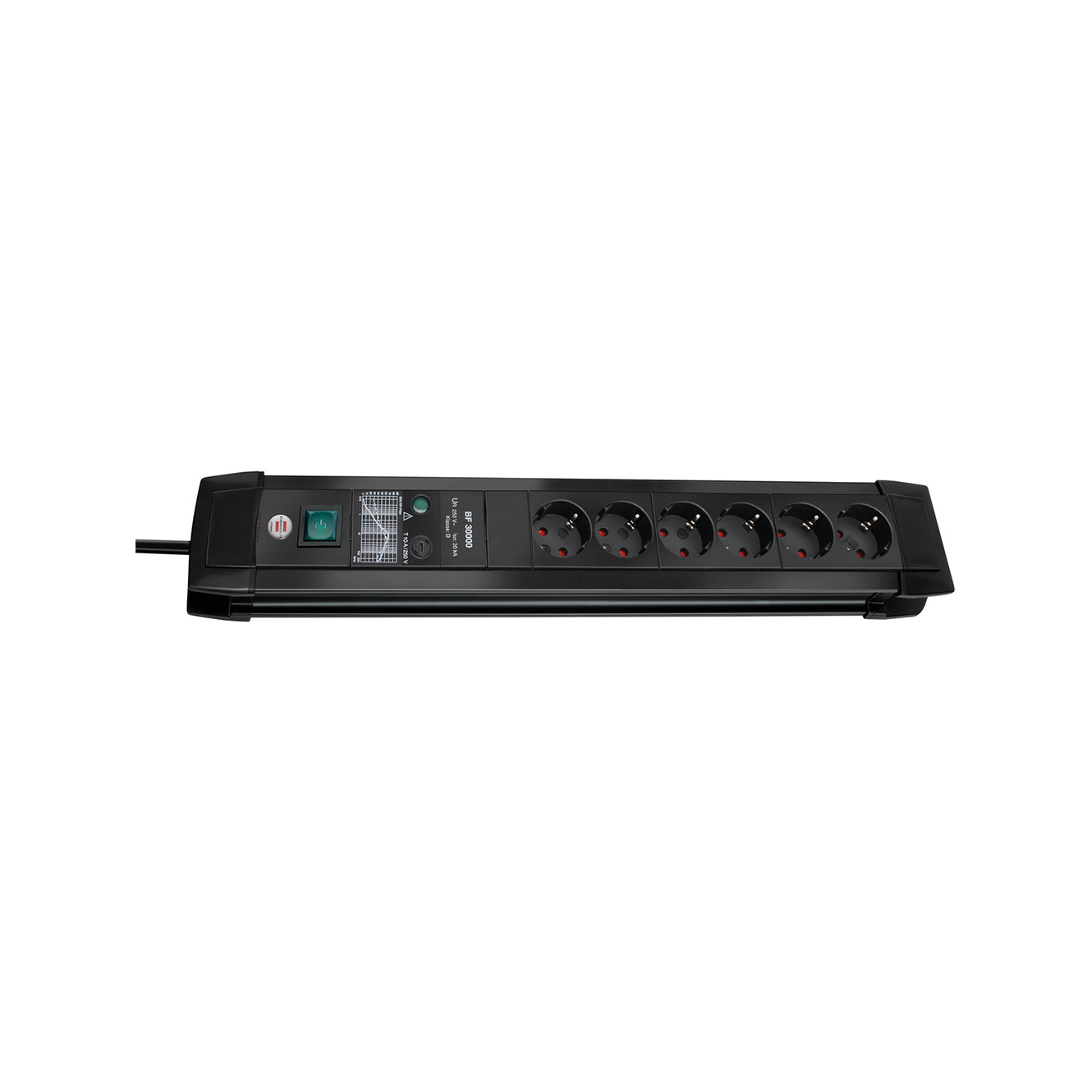 Сетевой фильтр Brennenstuhl Premium-Line 30 А 6 розеток кабель 3 м черный 1156000396