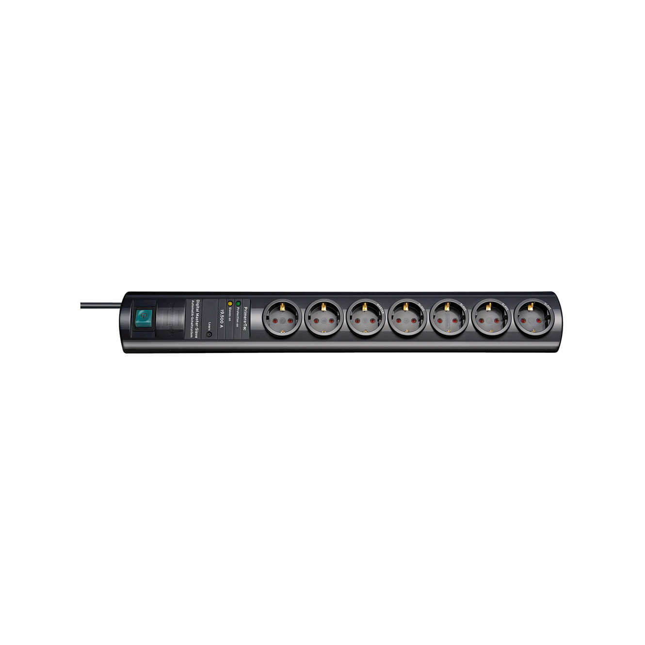 Сетевой фильтр Brennenstuhl Primera-Tec 19,5 А 7 розеток кабель 2 м H05VV-F 3G1,5 черный 1153300477